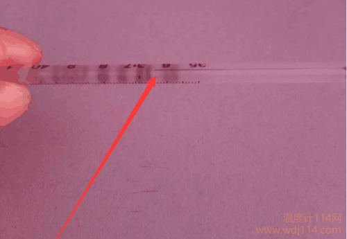 水銀體溫計讀取數值