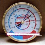 高低溫度計可以用來測量你居住的房子內外的溫度。
